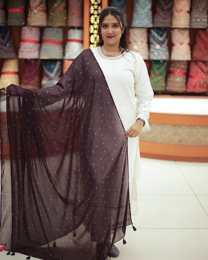 Women's Bandini printed Dupatta  -1412