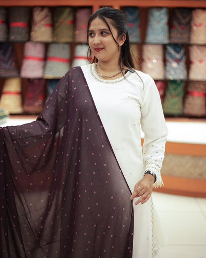 Women's Bandini printed Dupatta  -1412