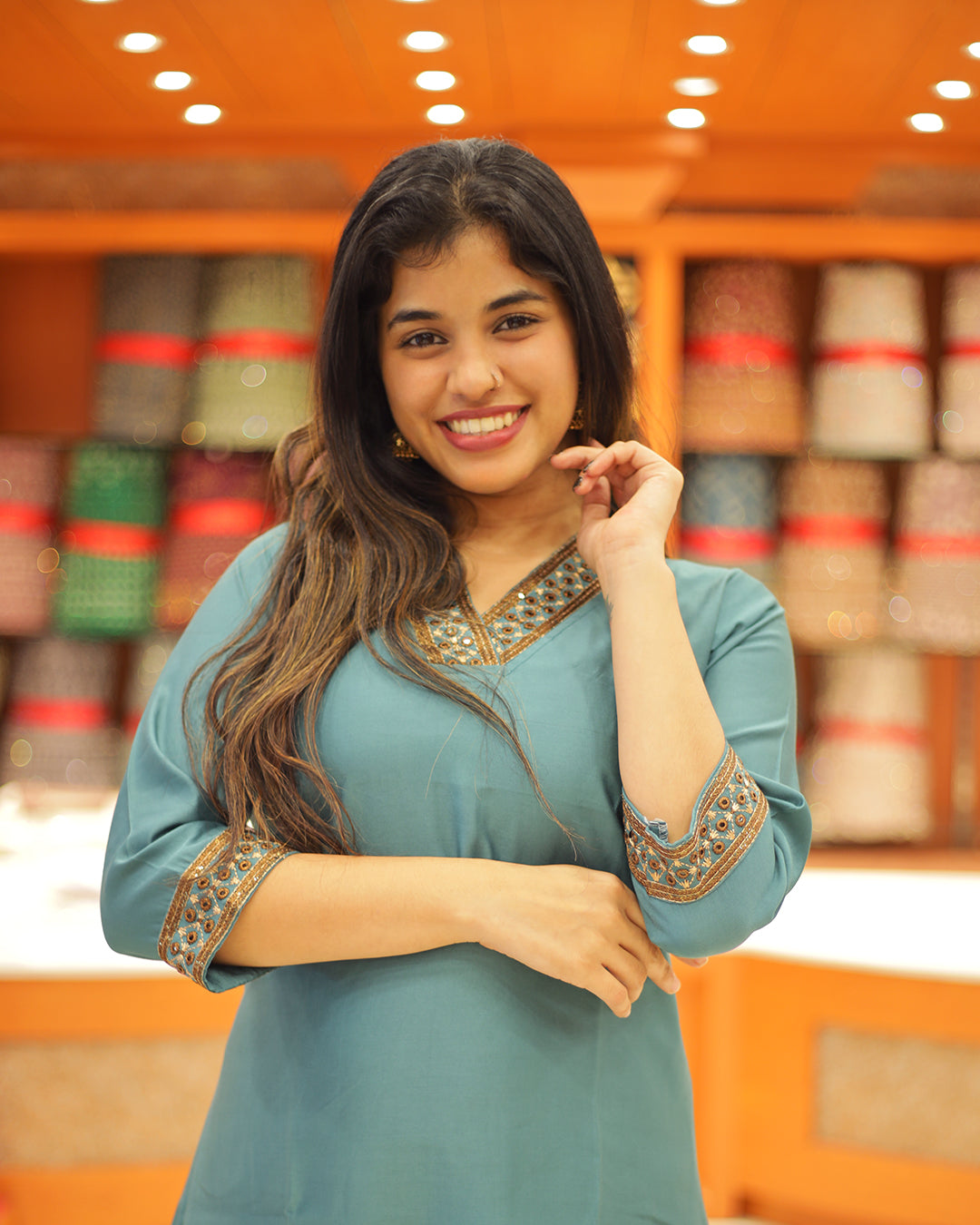 Women's partywear Kurti -1361