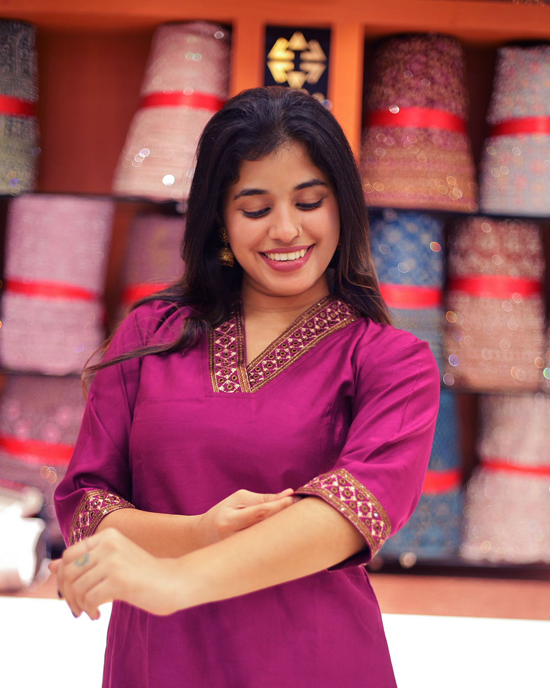 Women's partywear Kurti -1361