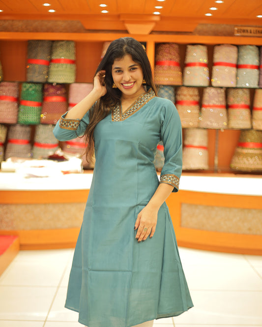 Women's partywear Kurti -1361