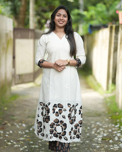 Onam Special Top with  Bottom Set -G372