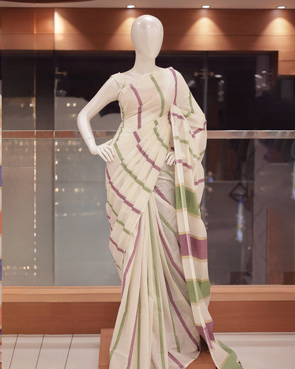 Womens Kerala Set Saree -G360