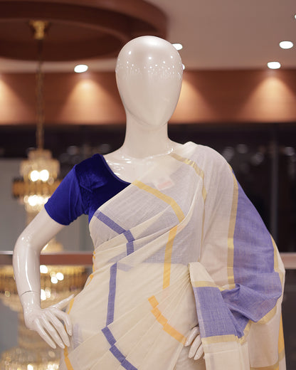 Womens Kerala Set Saree -G360
