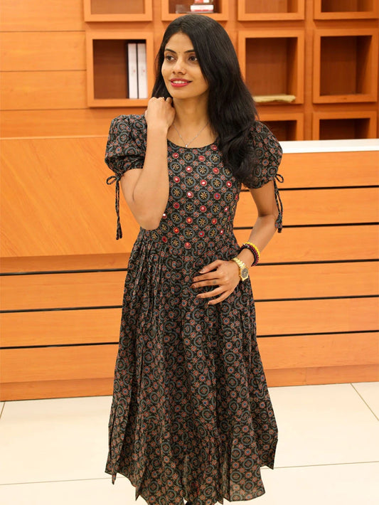 Women's Ajrakh Kurti - AK01