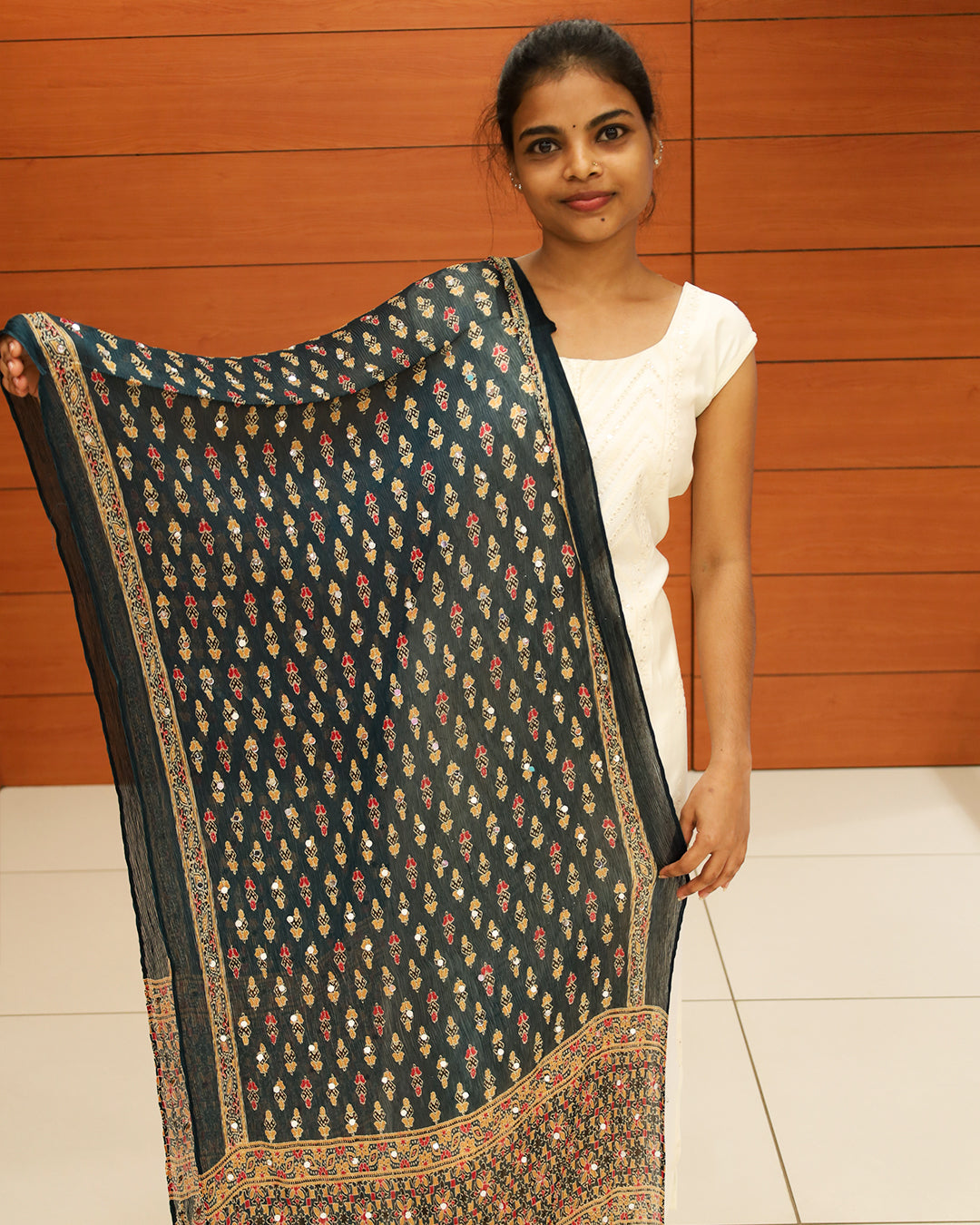 Women's Ajrakh  Dupatta  V2
