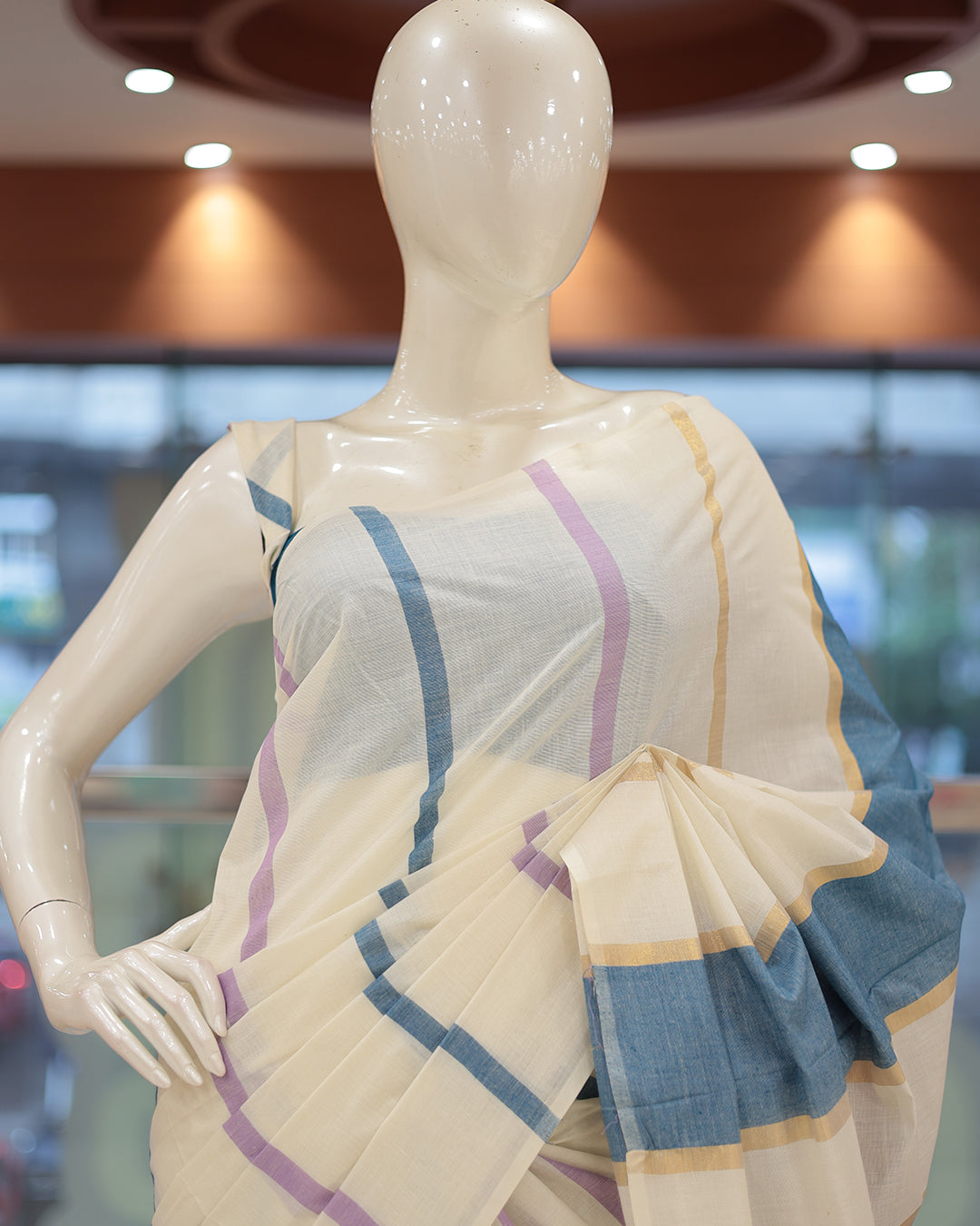 Womens Kerala Set Saree -G366
