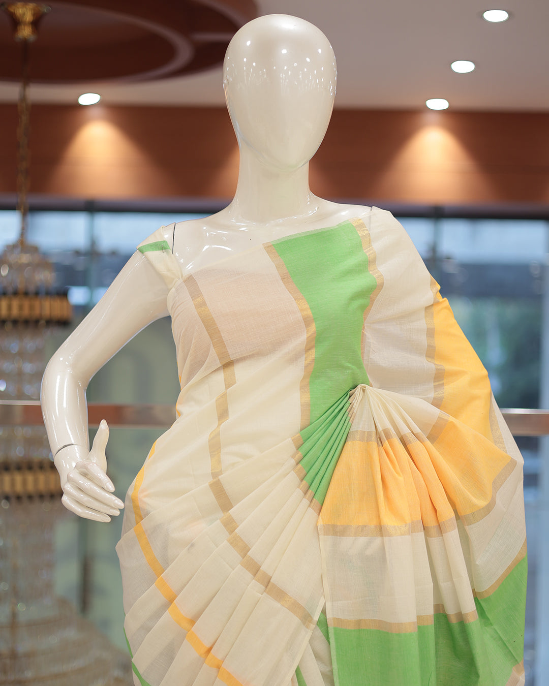 Womens Kerala Set Saree -G366