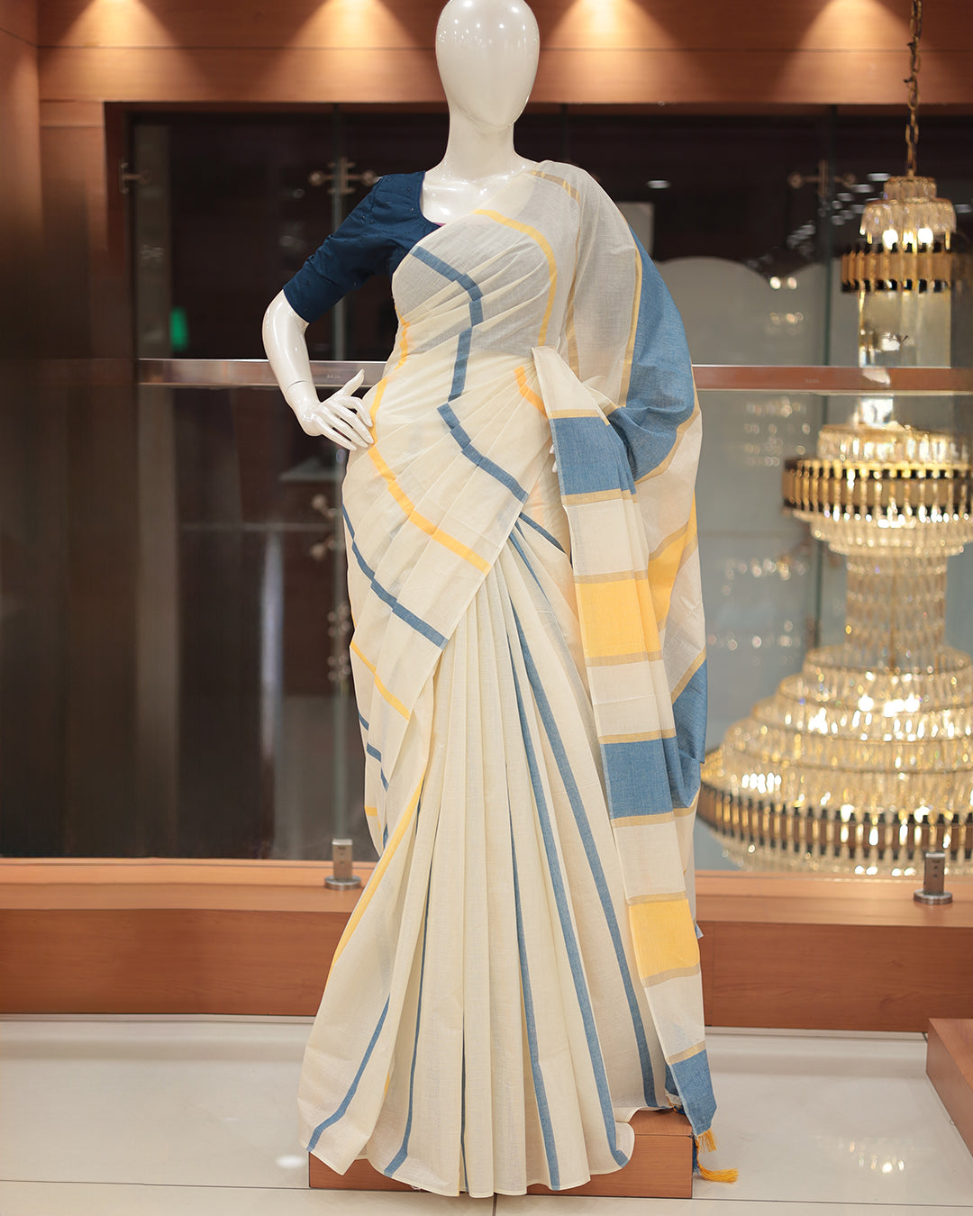 Womens Kerala Set Saree -G366