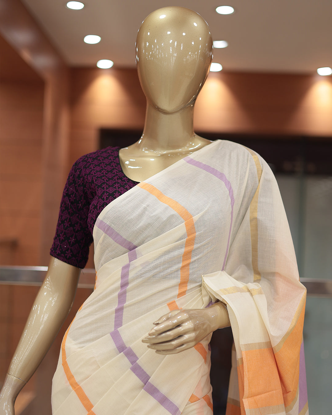 Womens Kerala Set Saree -G366