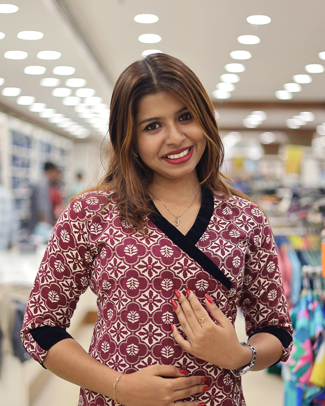 Women's Wrap Style Kurthi  -G379