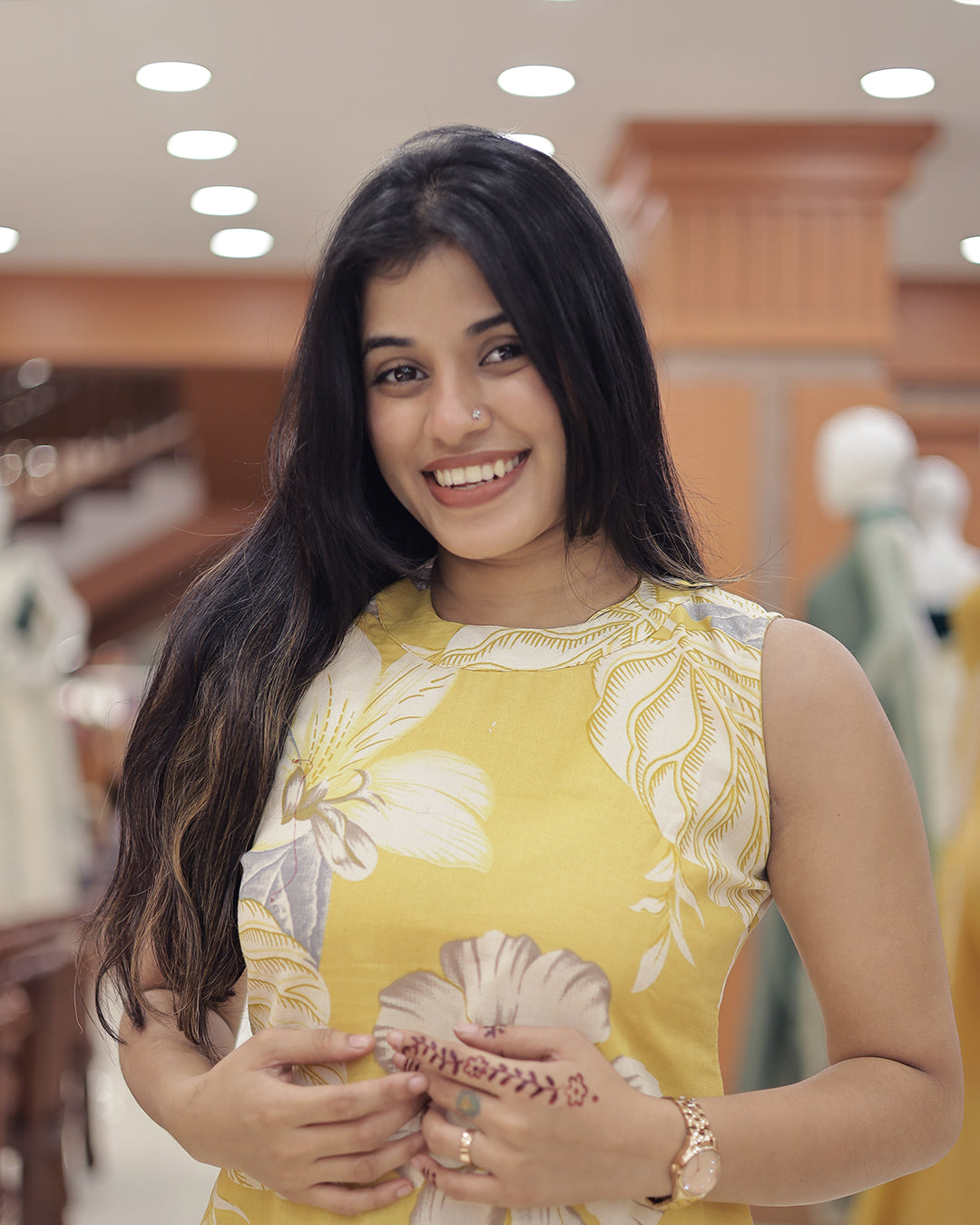 Sleeveless Floral Print Coordset for Women -