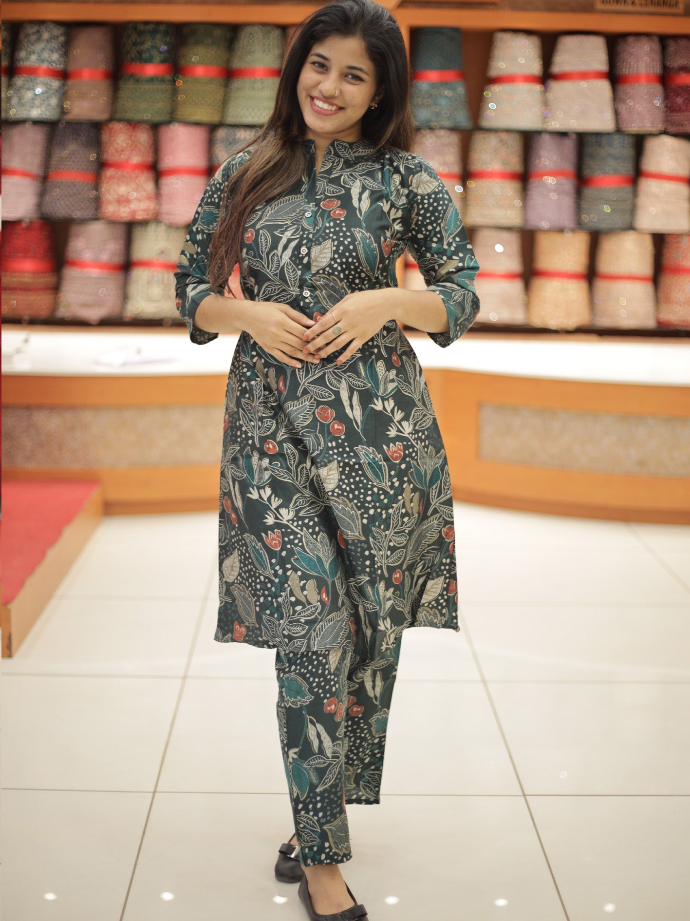 Women's Printed Co-ord Set - 1293