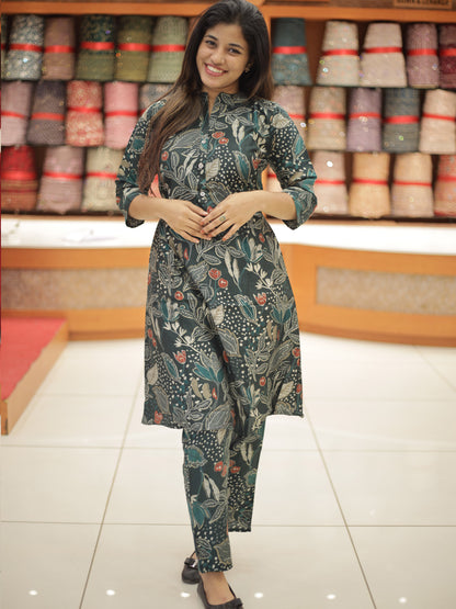 Women's Printed Co-ord Set - 1293