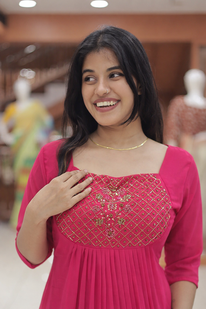 Women's Georgette Aline Kurti - R218