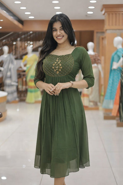 Women's Georgette Aline Kurti - R218