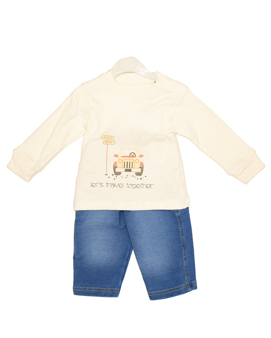 Boys Tshirt with pant Combo 1243