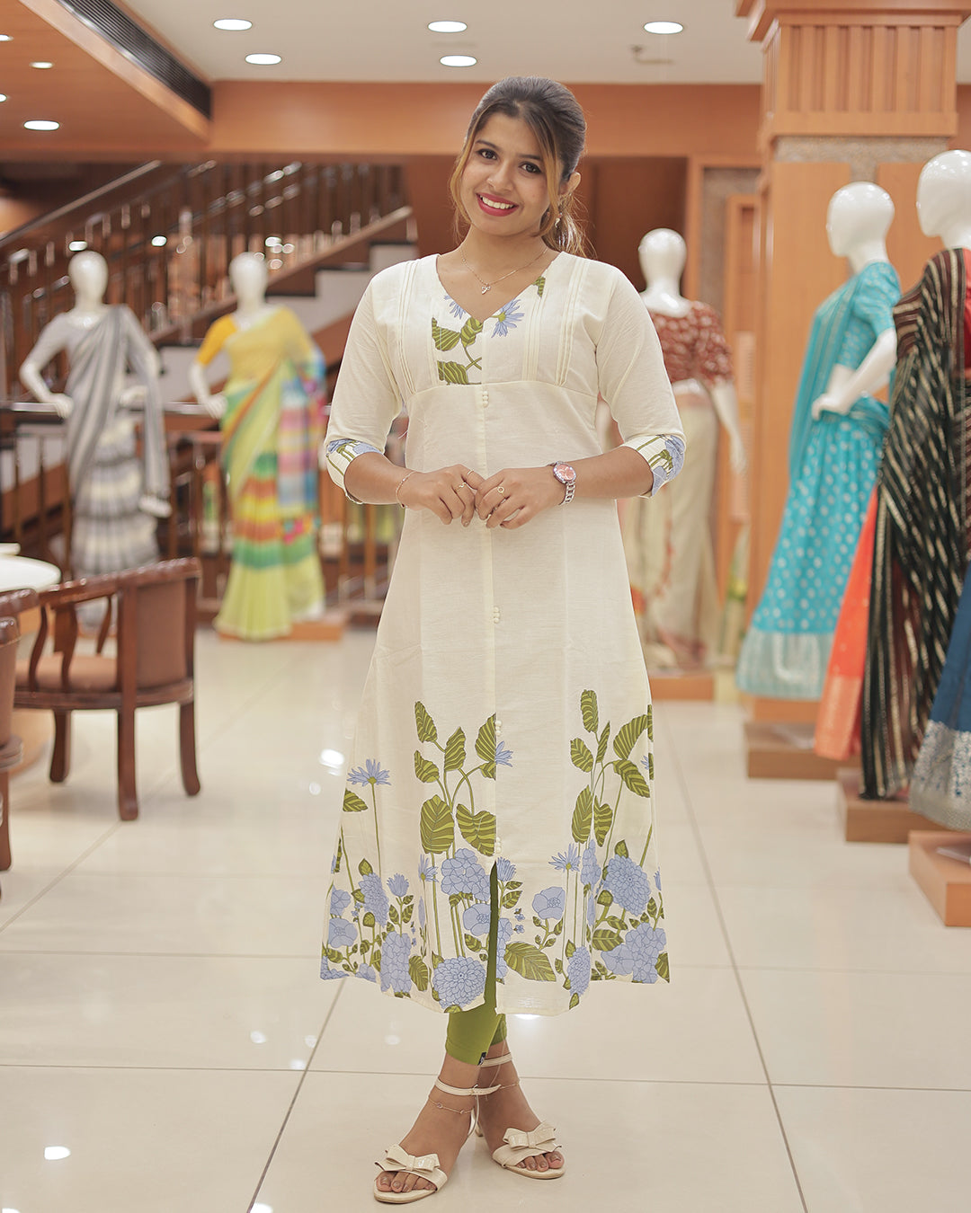 Women's A-line kurti -R217