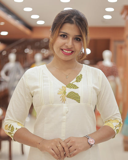 Women's A-line kurti -R217