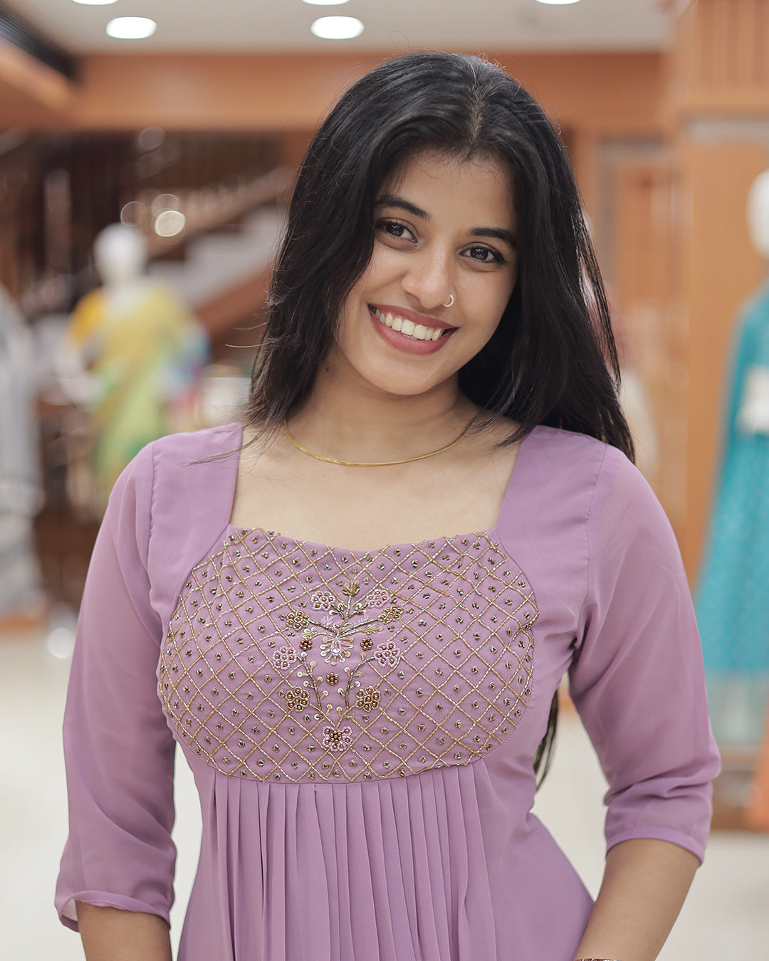 Women's Georgette Aline Kurti - R218