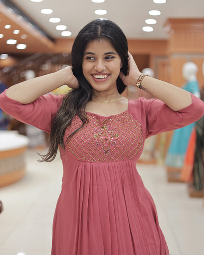 Women's Georgette Aline Kurti - R218