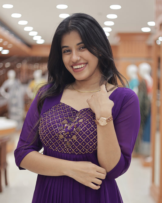 Women's Georgette Aline Kurti - R218