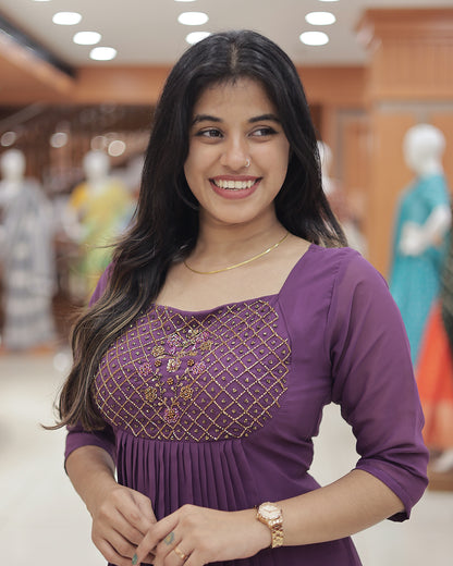 Women's Georgette Aline Kurti - R218