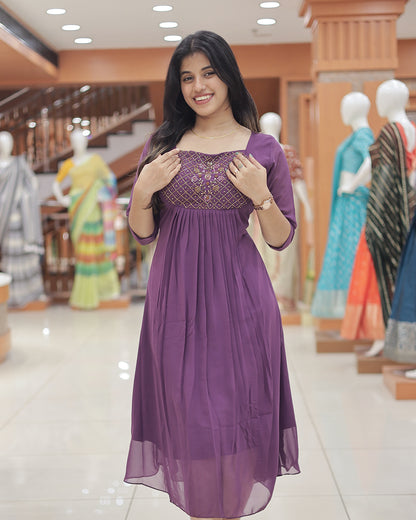 Women's Georgette Aline Kurti - R218