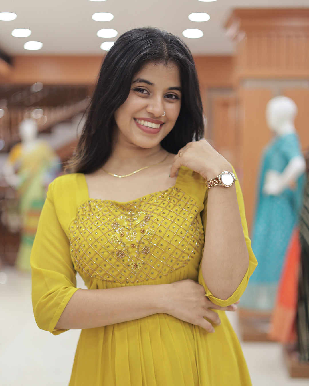 Women's Georgette Aline Kurti - R218