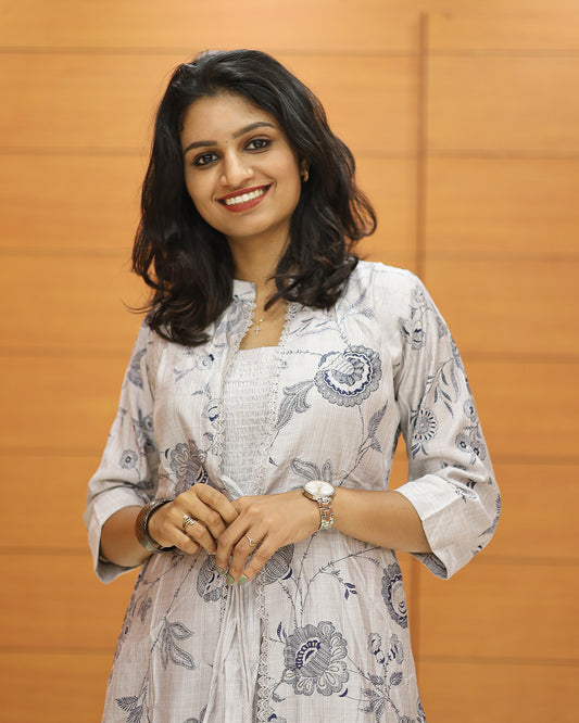 Women's Kurti with Jacket - G219