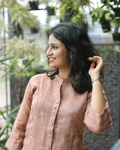 Linen Co-ord Set-G221