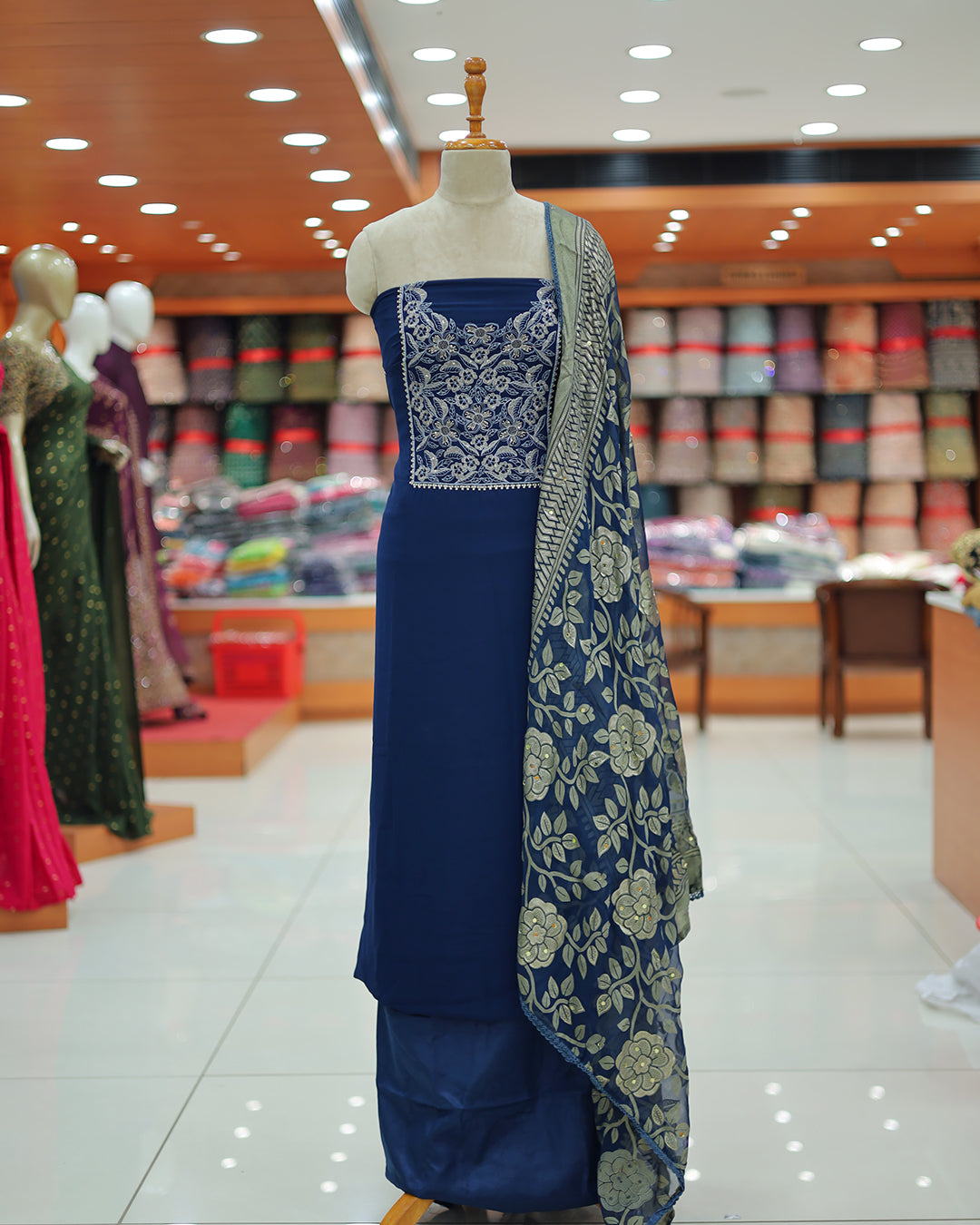 Women's Unstitched Salwar Suit  - G223