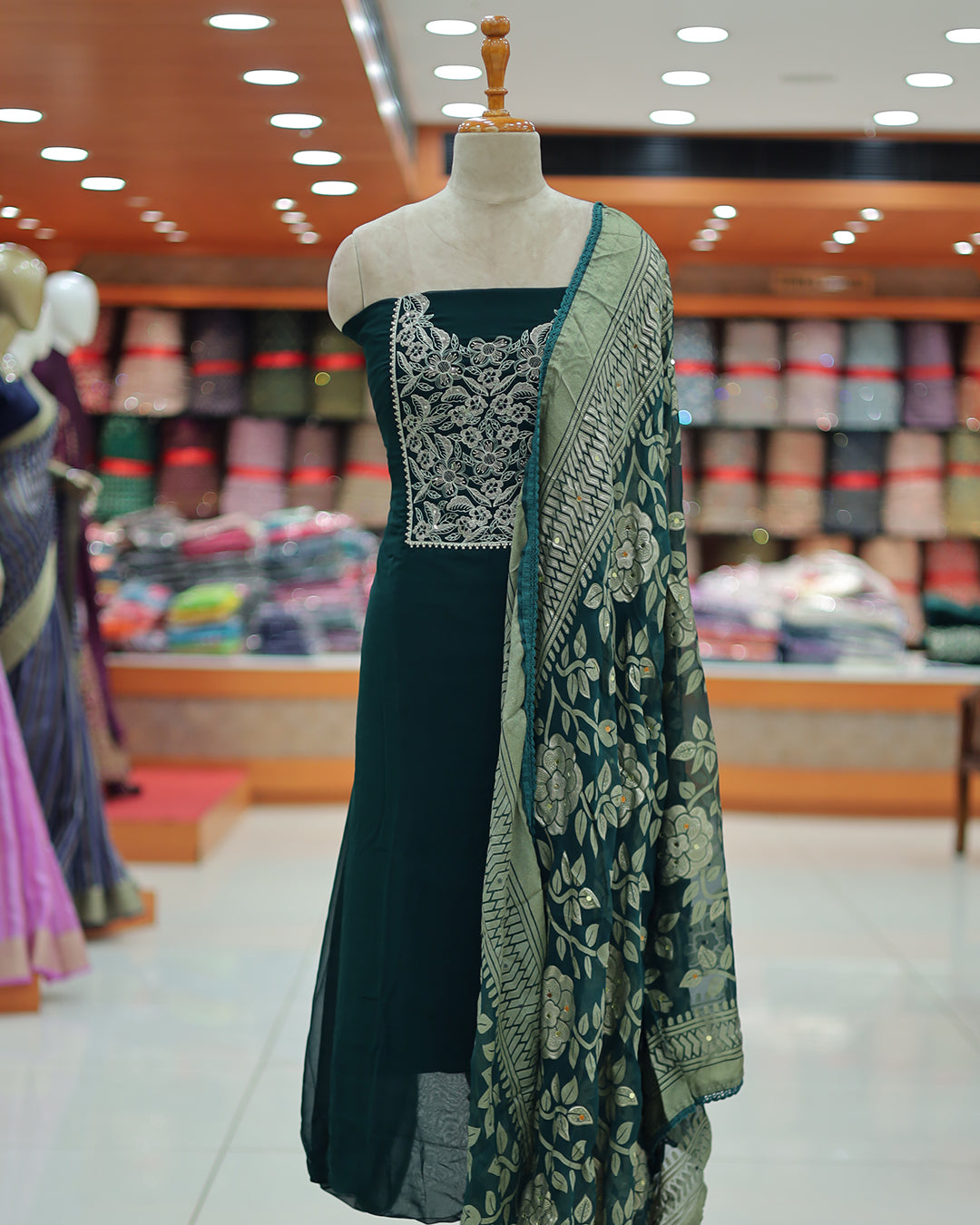 Women's Unstitched Salwar Suit  - G223