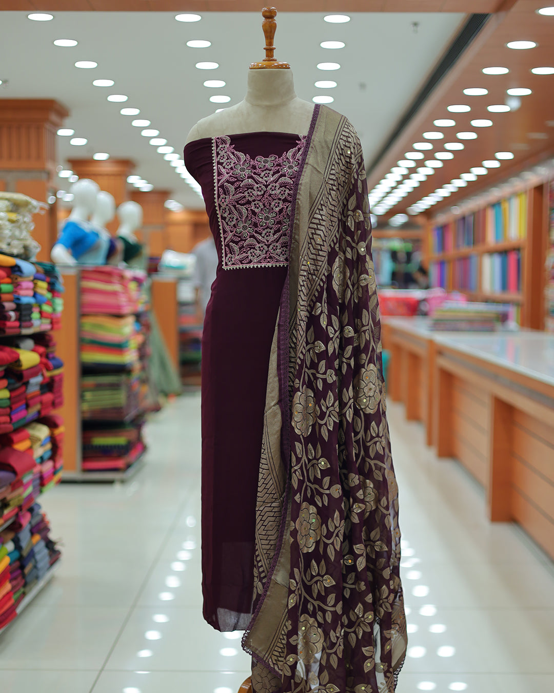 Women's Unstitched Salwar Suit  - G223