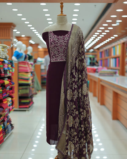 Women's Unstitched Salwar Suit  - G223