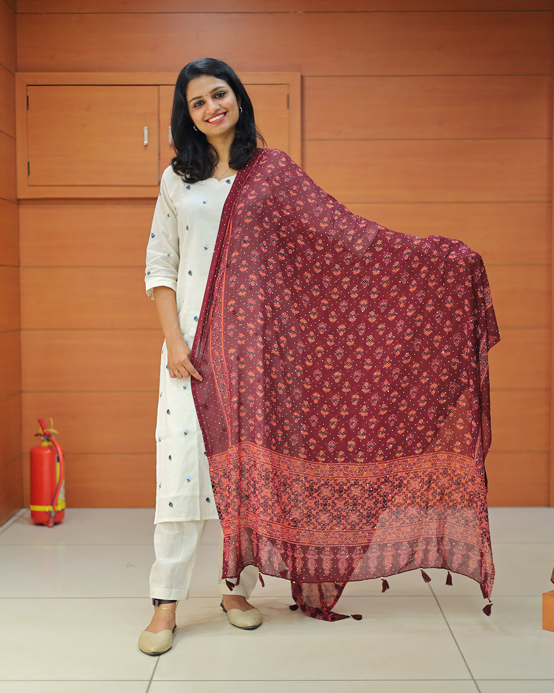 Women's Ajrakh  Dupatta  G224