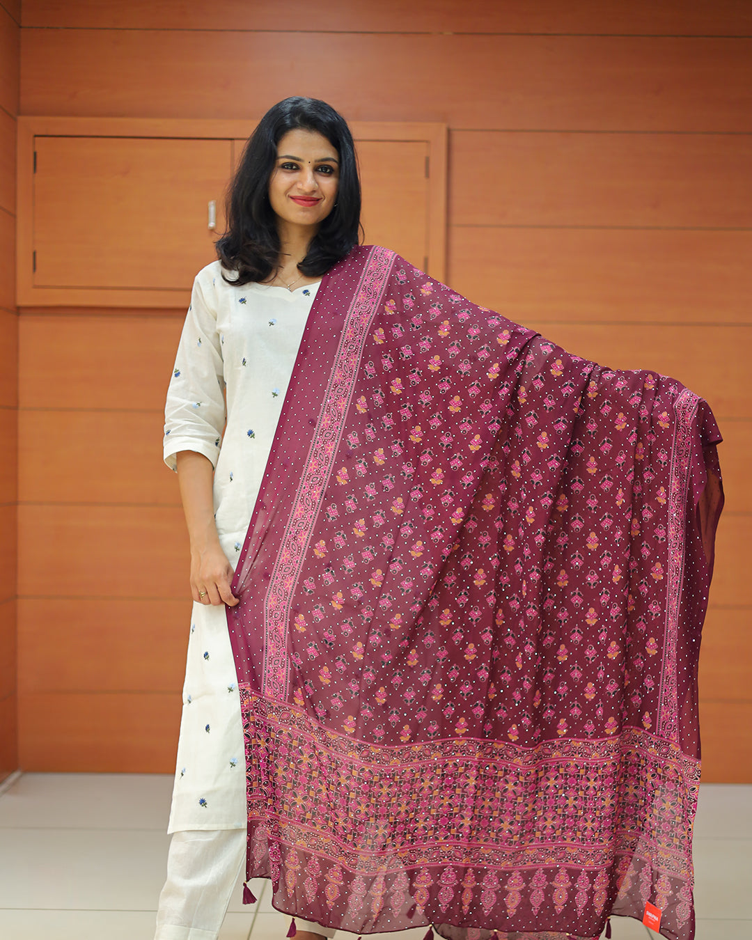Women's Ajrakh  Dupatta  G224
