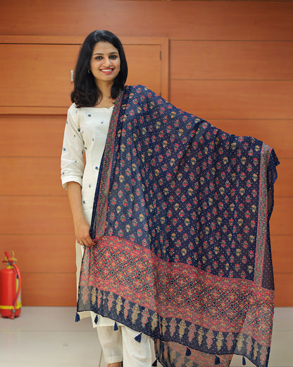 Women's Ajrakh  Dupatta  G224
