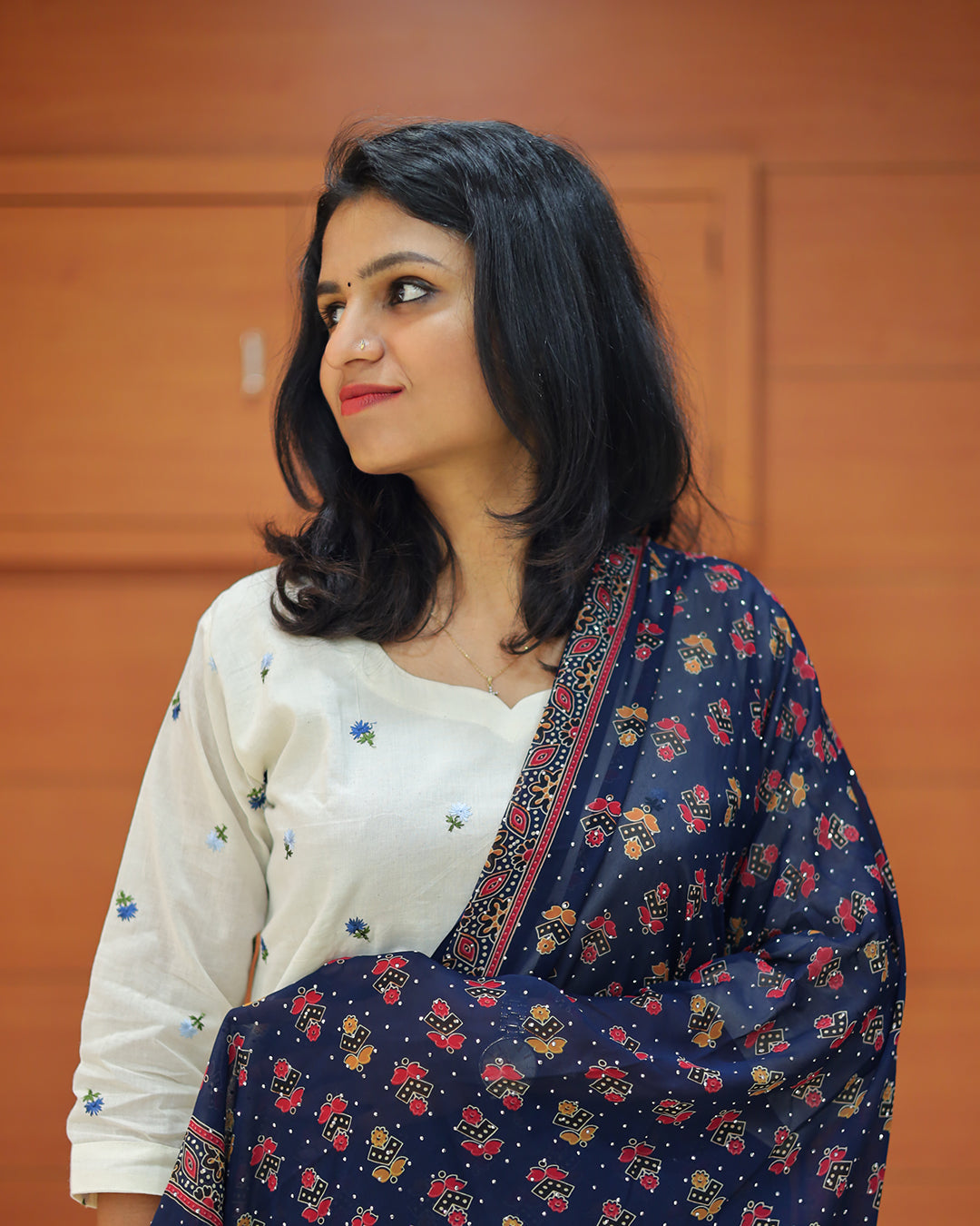 Women's Ajrakh  Dupatta  G224