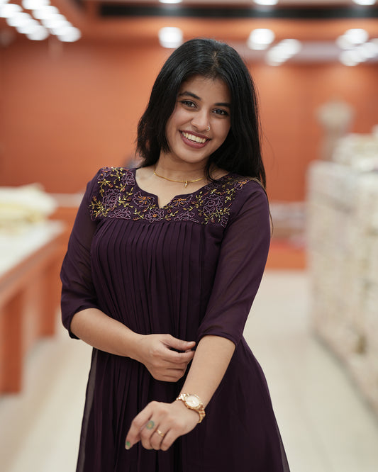 Women's Georgette Aline Kurti - R241