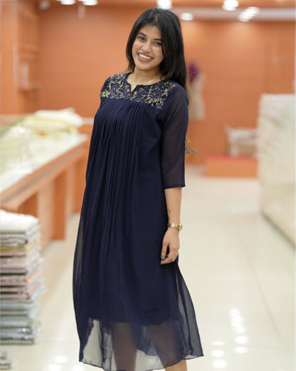 Women's Georgette Aline Kurti - R241