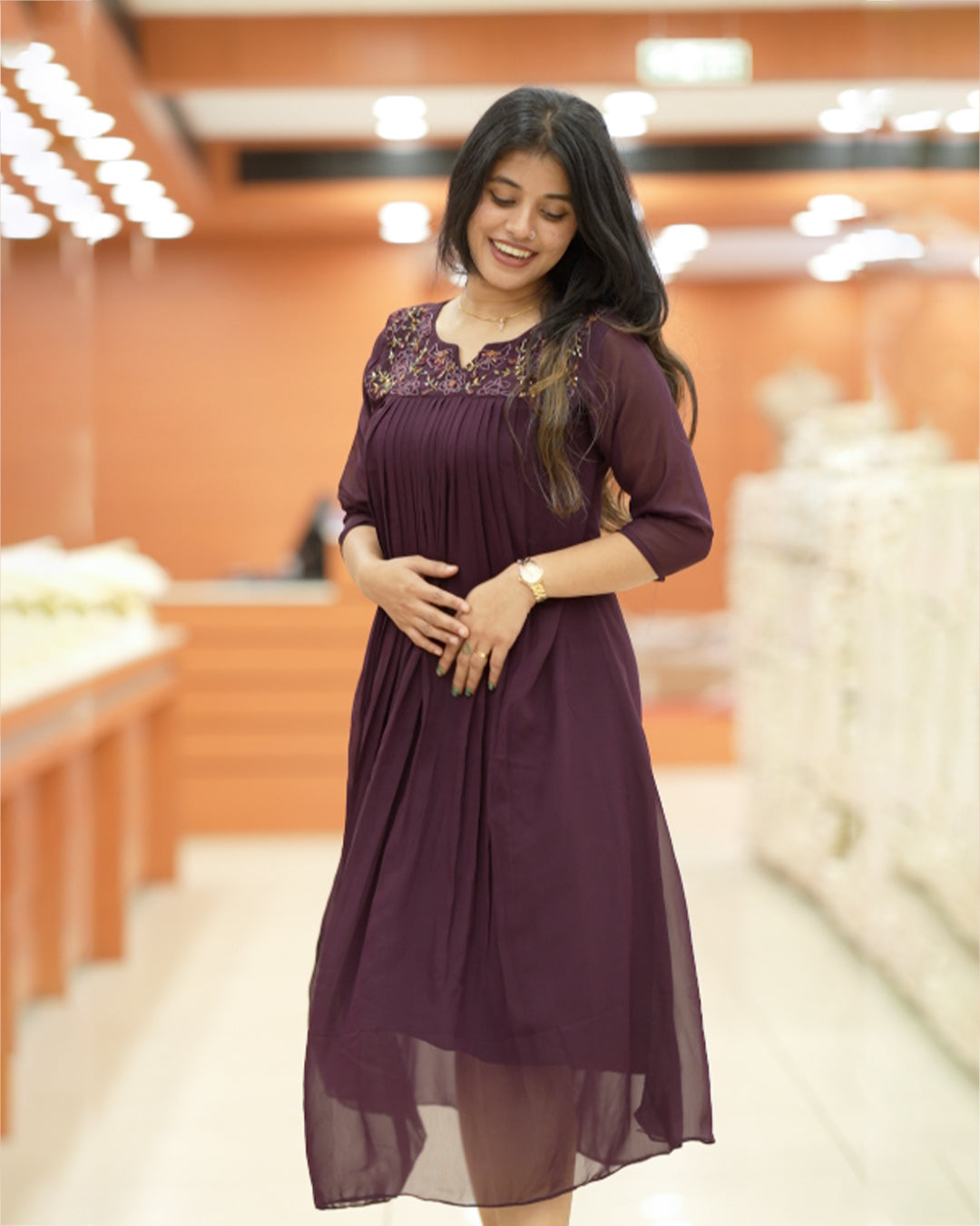 Women's Georgette Aline Kurti - R241