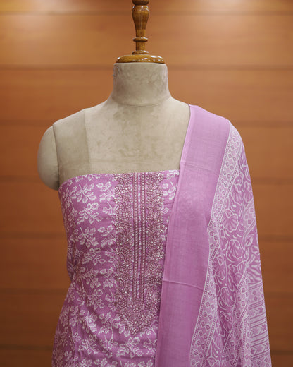 Women's Unstitched Salwar Suit  -G295