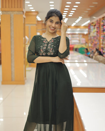 Women's handworked Kurti -G297