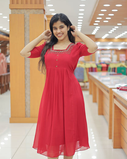 Women's  Frock Style Kurti -G302