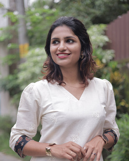 Onam Special Top with  Bottom Set -G306
