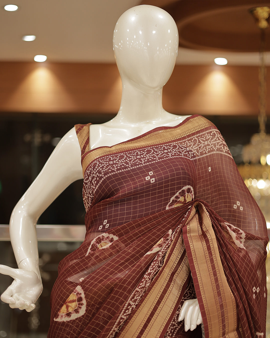 Georgette Banarasi Saree -G312