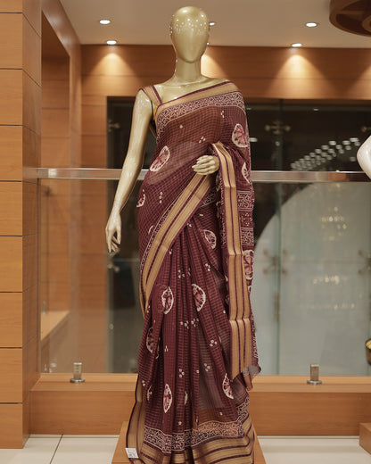 Georgette Banarasi Saree -G312