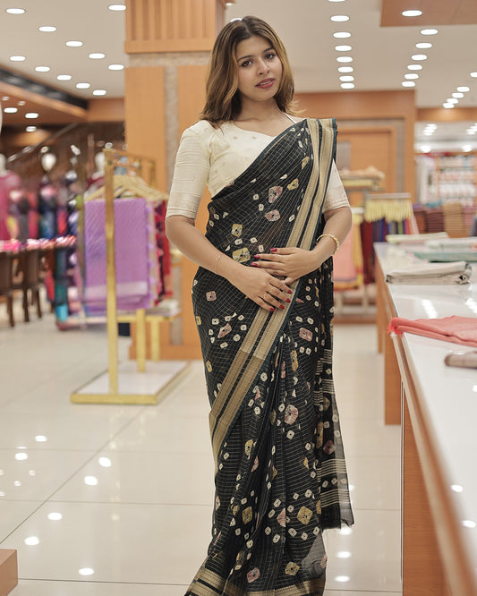 Georgette Banarasi Saree -G312