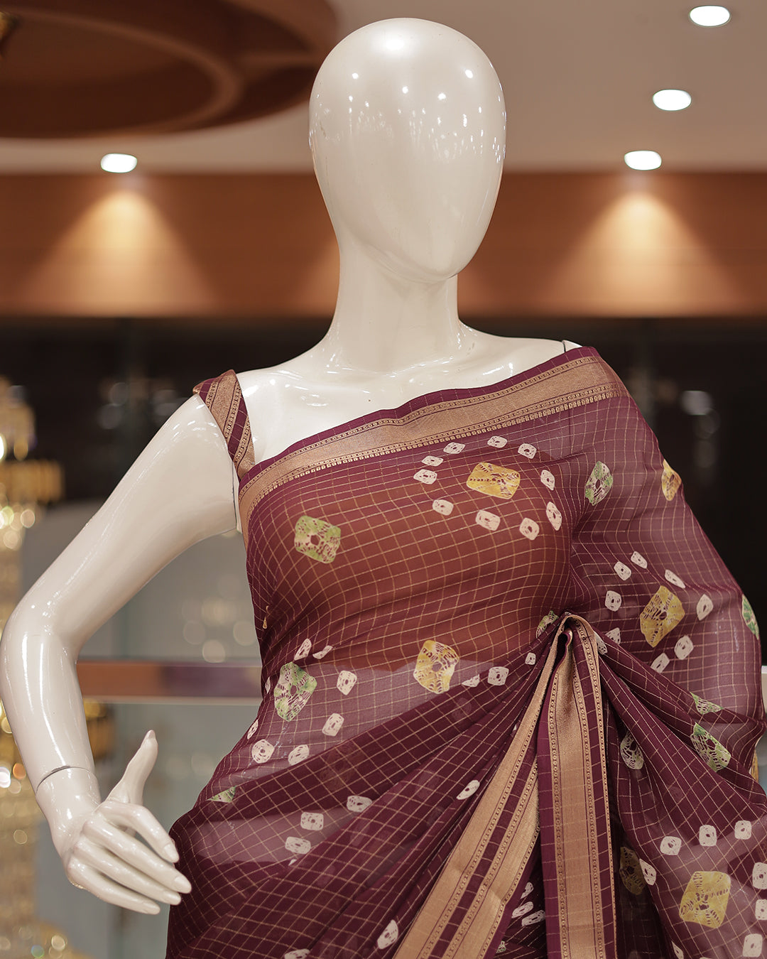 Georgette Banarasi Saree -G312